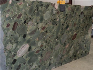 Twister Green Granite Slab