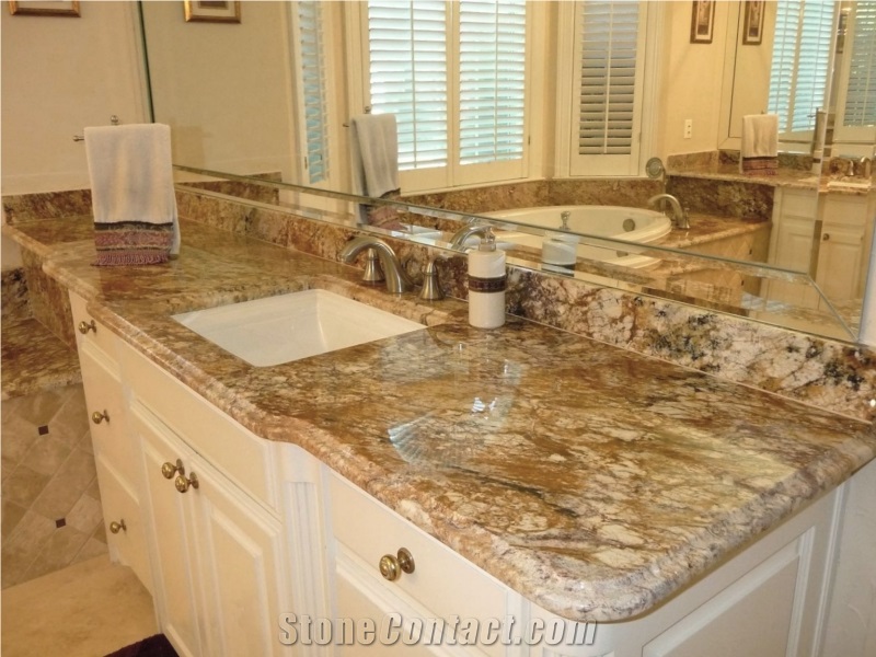 Typhoon Bordeaux Granite Finished Product