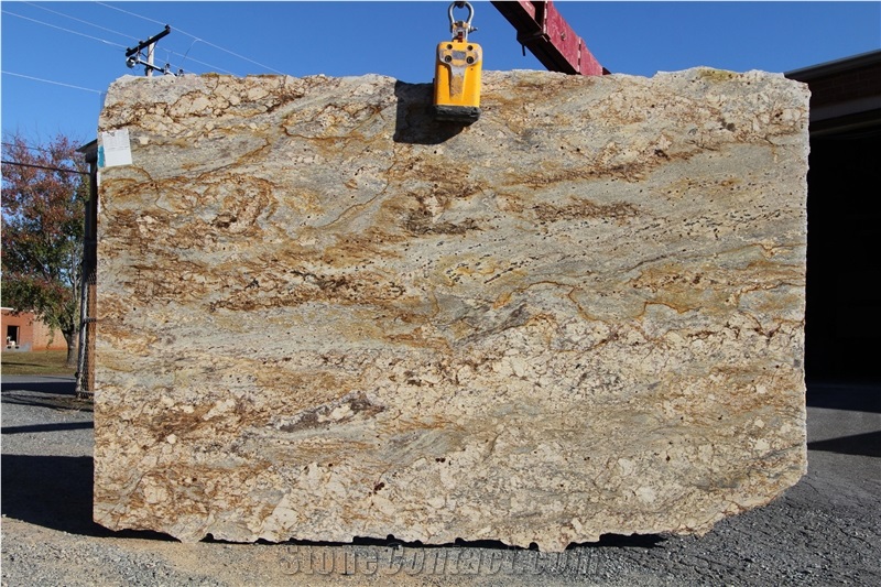 Typhoon Gold Granite Slab