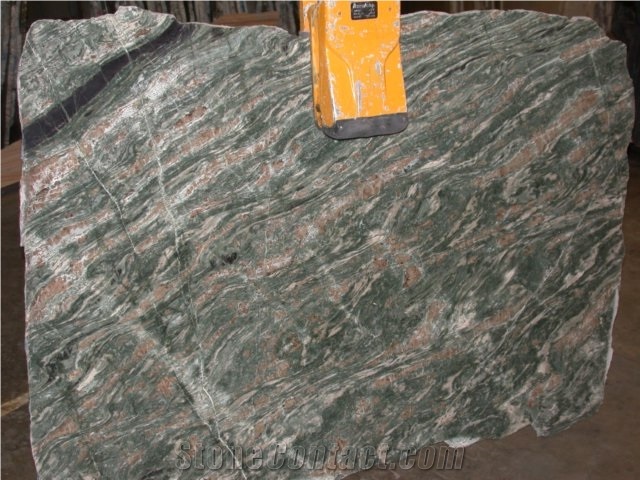 Verde Chaine Marble Slab