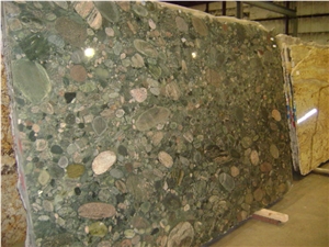 Verde Ciottolo Slab