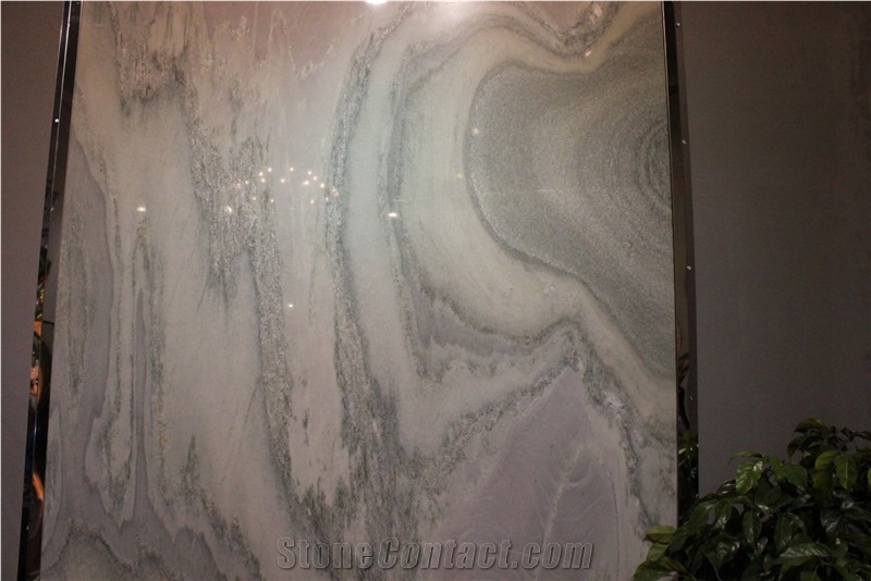 Verde Cipollino Greco Slab