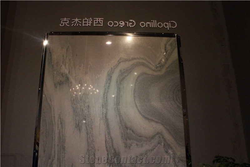 Verde Cipollino Greco Slab