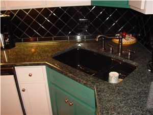 Verde Fontaine Granite Finished Product