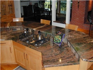 Verde Fuoco Granite Finished Product