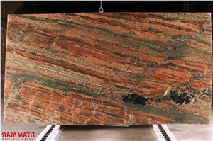 Verde Fuoco Granite Slab