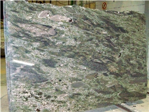 Verde Imperial Granite Slab