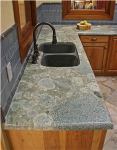 Verde Marinace Granite Finished Product