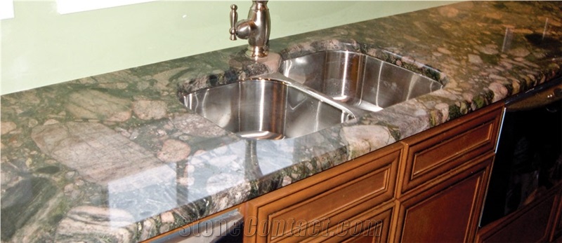 Verde Marinace Granite Finished Product
