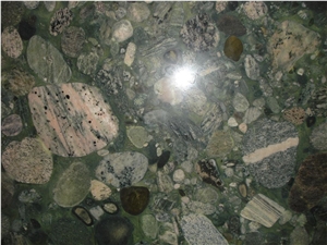 Verde Marinace Granite Slab