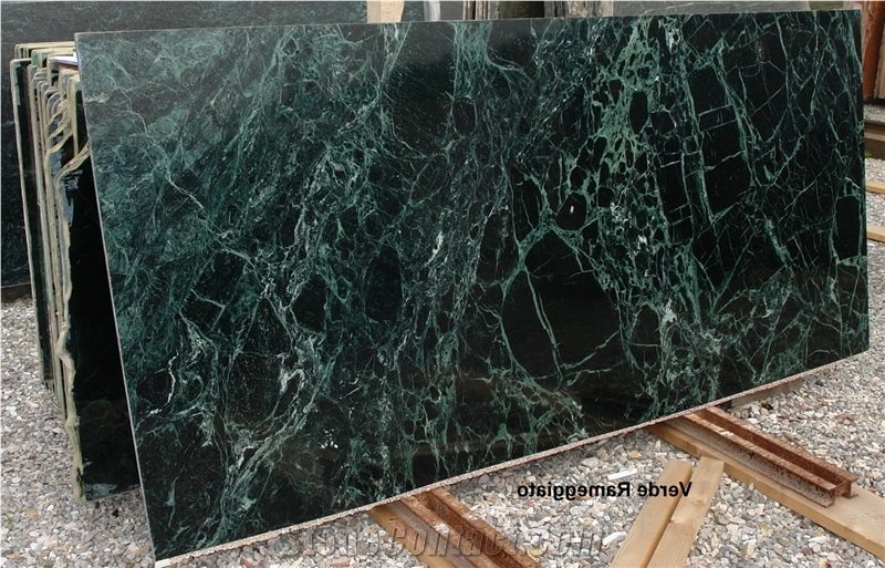 Verde Rameggiato Marble Slab