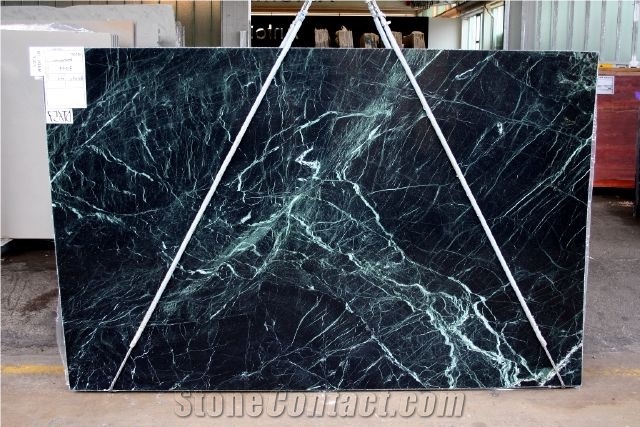 Verde Rameggiato Marble Slab