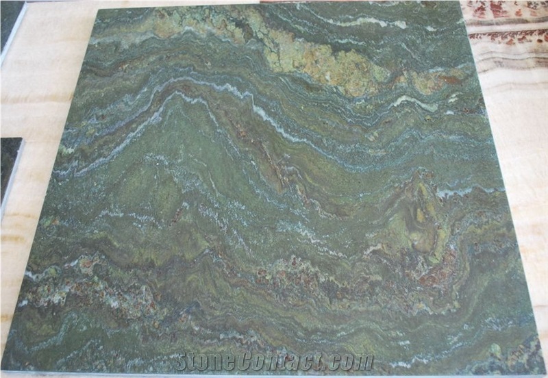 Verde Tropicus Marble Finished Product