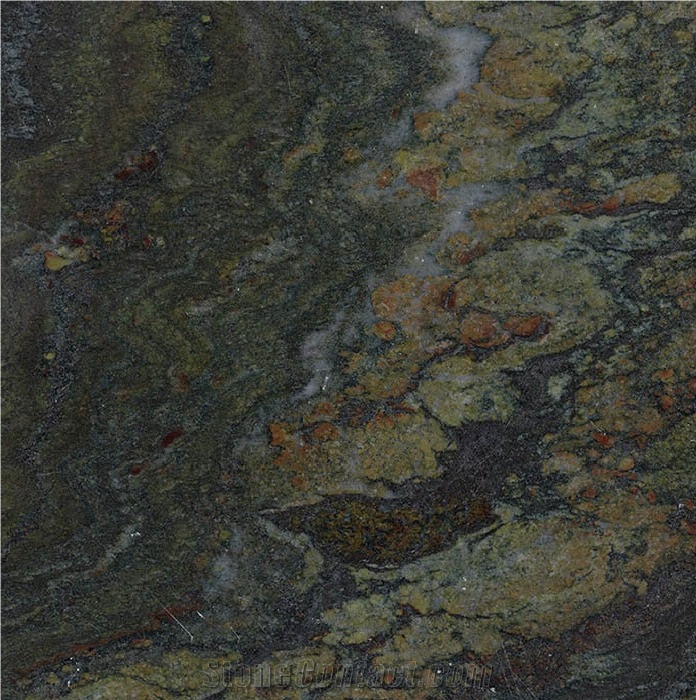 Verde Tropicus Marble Tile