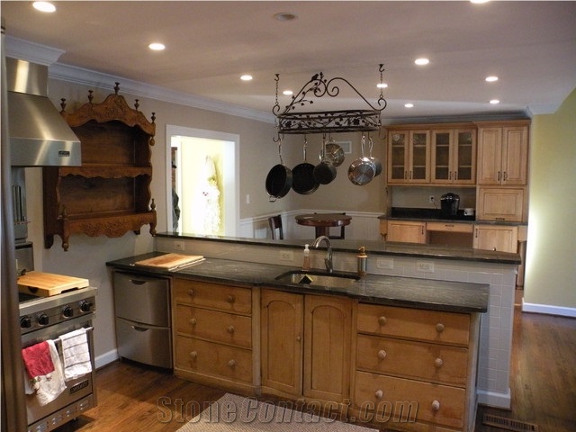 Virginia Black Granite Finished Product
