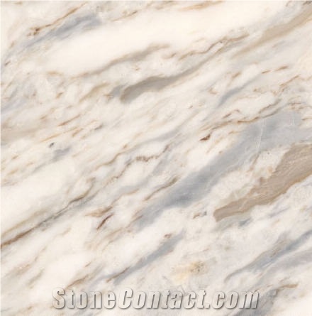 Volakas Semi White Marble Tile