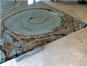Wasabi Green Quartzite Finished Product