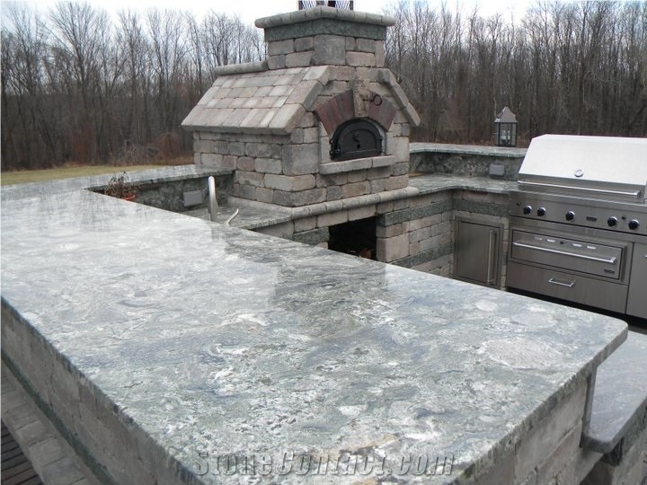 Waterfall Green Granite Finished Product
