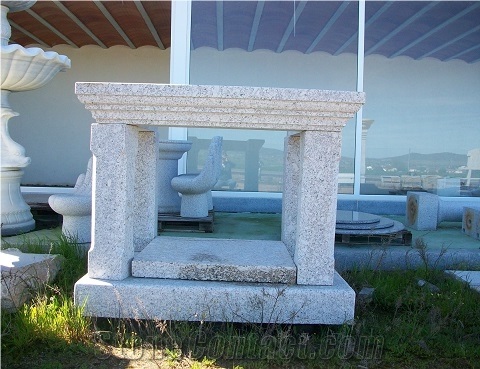 White Amanecer Granite Finished Product