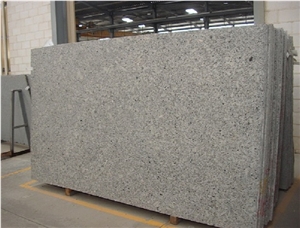 White Amanecer Granite Slab