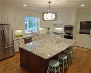 White Ice Granite Finished Product