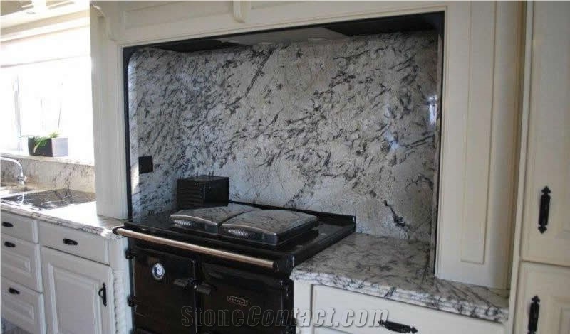 White Ice Granite Finished Product