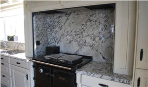 White Ice Granite Finished Product