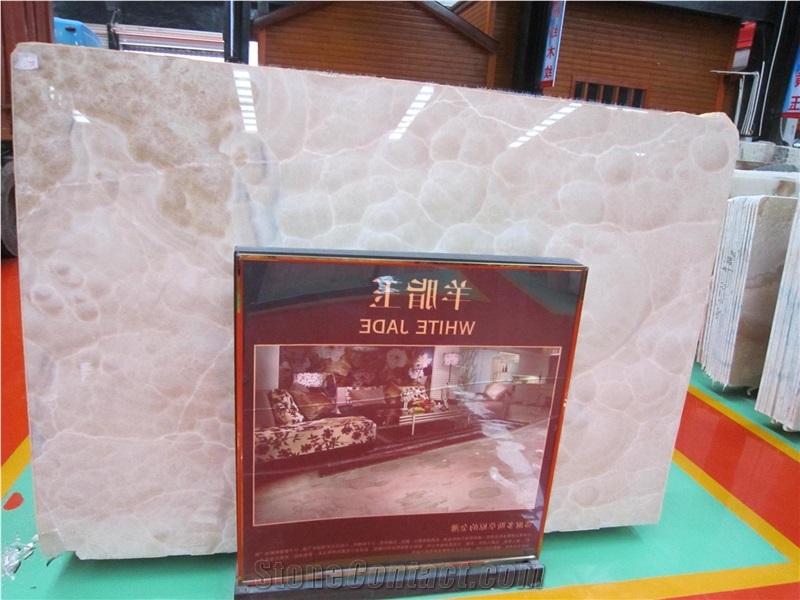White Jade Onyx Slab