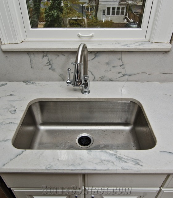 White Macaubas Quartzite Finished Product