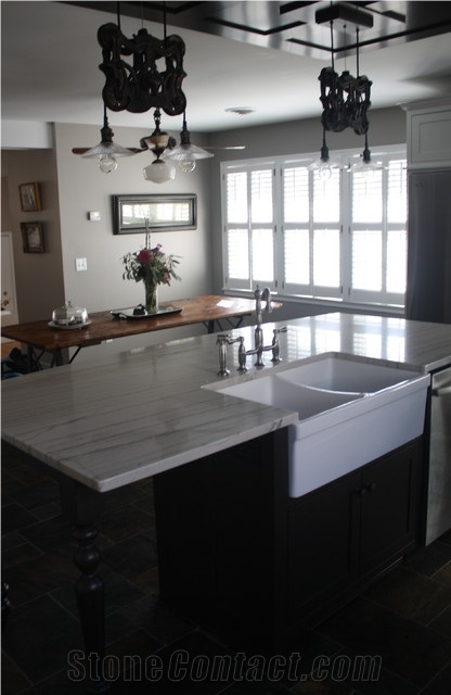 White Macaubas Quartzite Finished Product