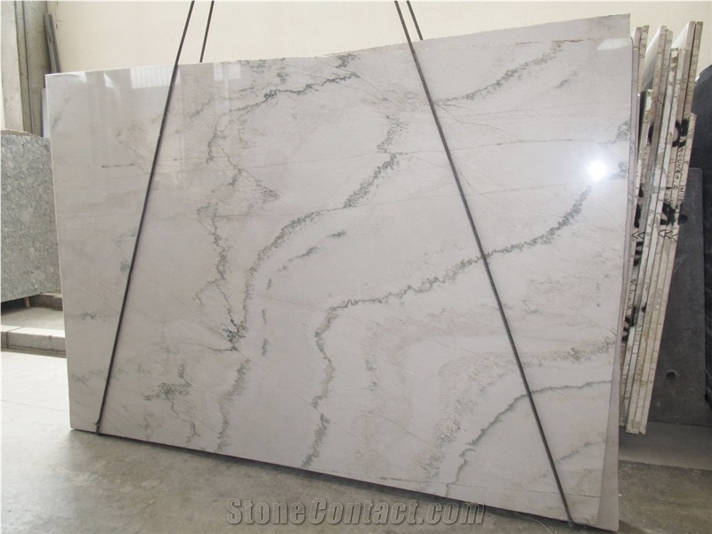 White Macaubas Quartzite Slab