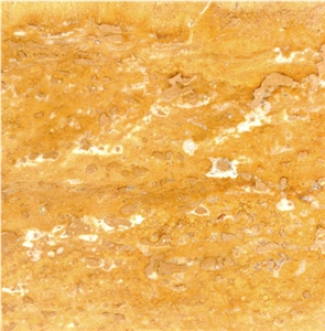 Yellow Gerberia Travertine