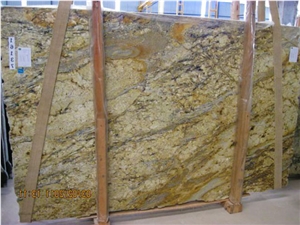 Yellow Moon Granite Slab