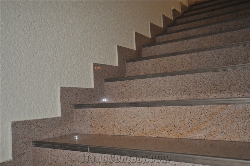 Yellow Rust Granite Finished Product