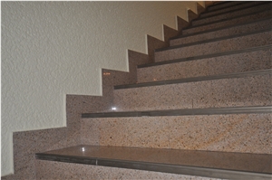 Yellow Rust Granite Finished Product