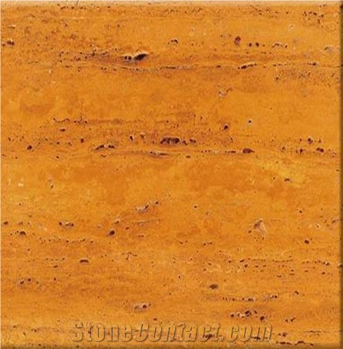 Yellow Soraya Travertine Tile