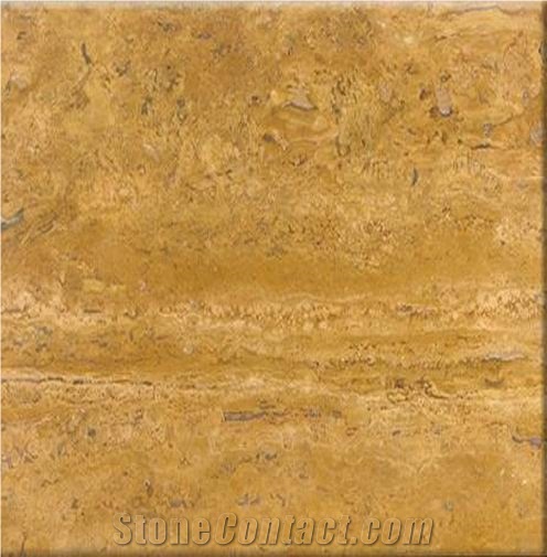 Yellow Soraya Travertine Tile