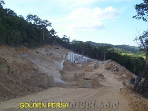 Golden Persa Granite / New Mascarello Granite Quarry