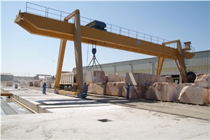Desert Silver Red Marble Quarry