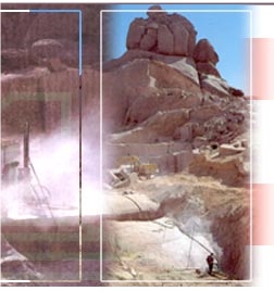 Tropical Brown Granite Quarry