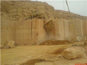 Cream Namin Marble Quarry