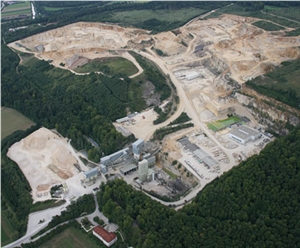Quarry Dietfurt Limestone - Dietfurt Dolomite, Dietfurt Jura Limestone, Dietfurter Kalkstein Gala
