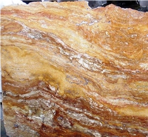 Konya Scabas Travertine Quarry, Autumn Leaves Travertine