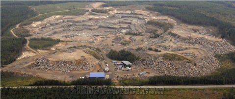 Baltic Brown ED Granite, Quarry 12 Ylamaa