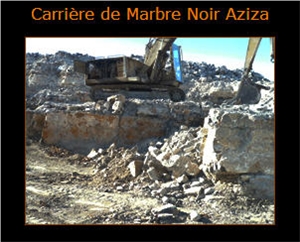 Noir Aziza Marble Quarry
