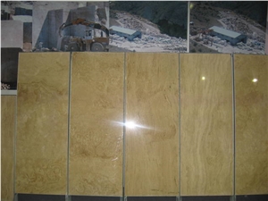 Anatolian Yellow Travertine Quarry