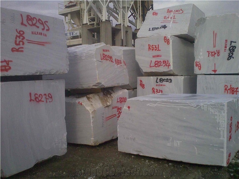 Balkan White Artemis Marble Quarry