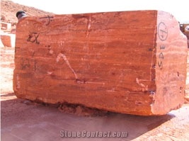 Persian Red Travertine Pazeno Quarry