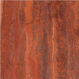Persian Red Travertine Pazeno Quarry