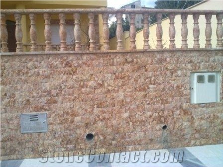 Red Travertine - Rojo Travertine Quarry